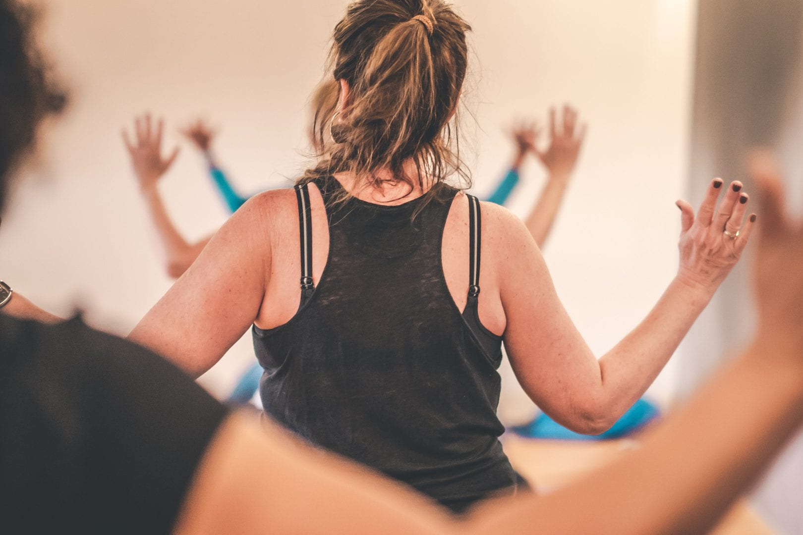 vrouwen doen yin yoga rotterdam