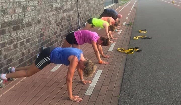 deelnemers aan bootcamp