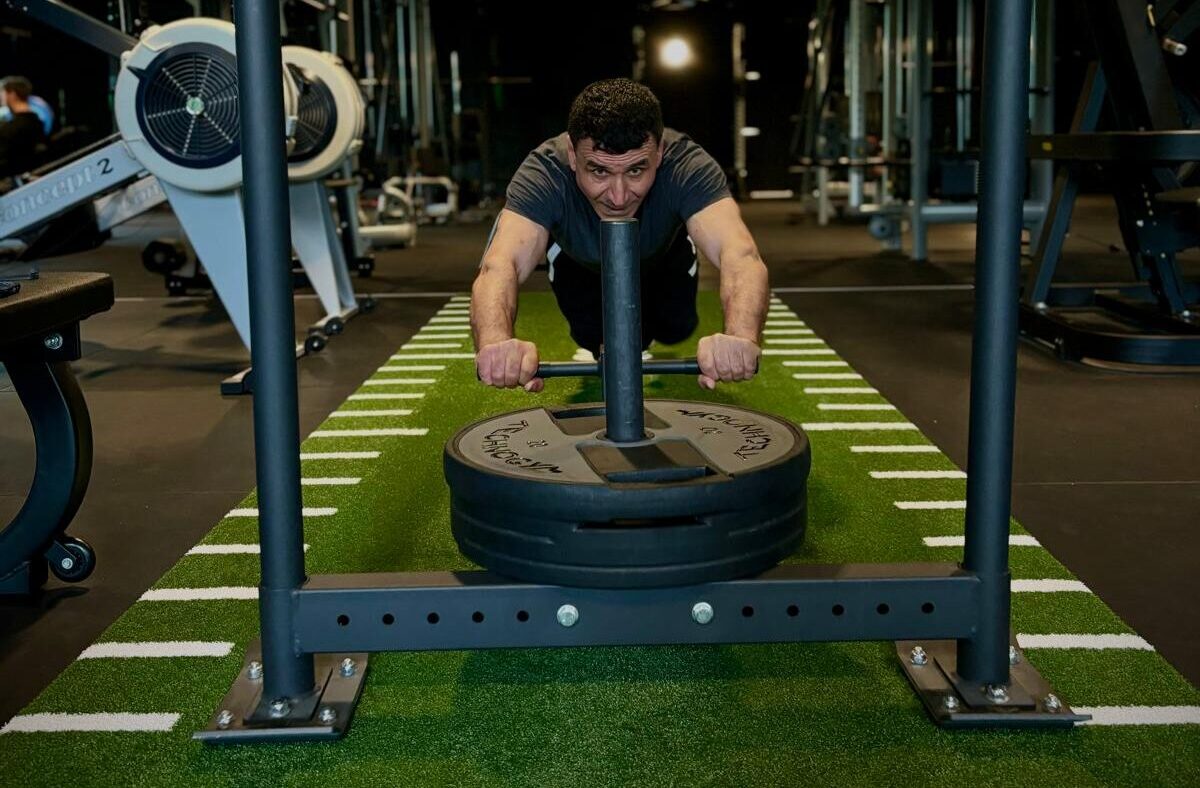 sled push functioneel trainen