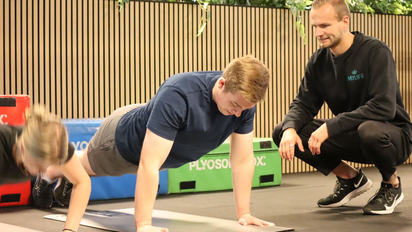 push ups onder leiding coacjh