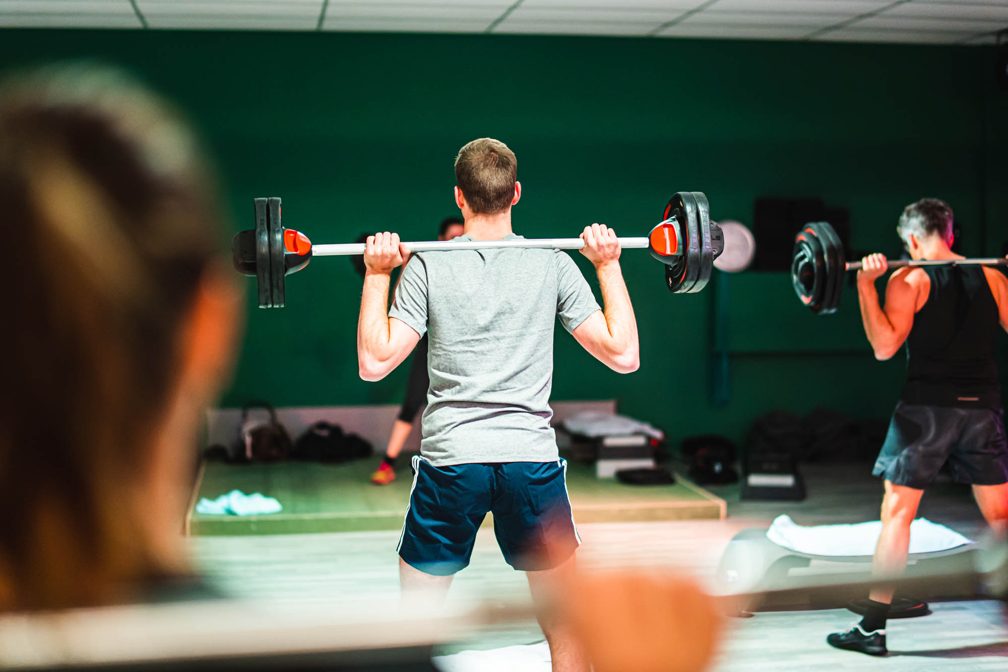 man doet bodypump