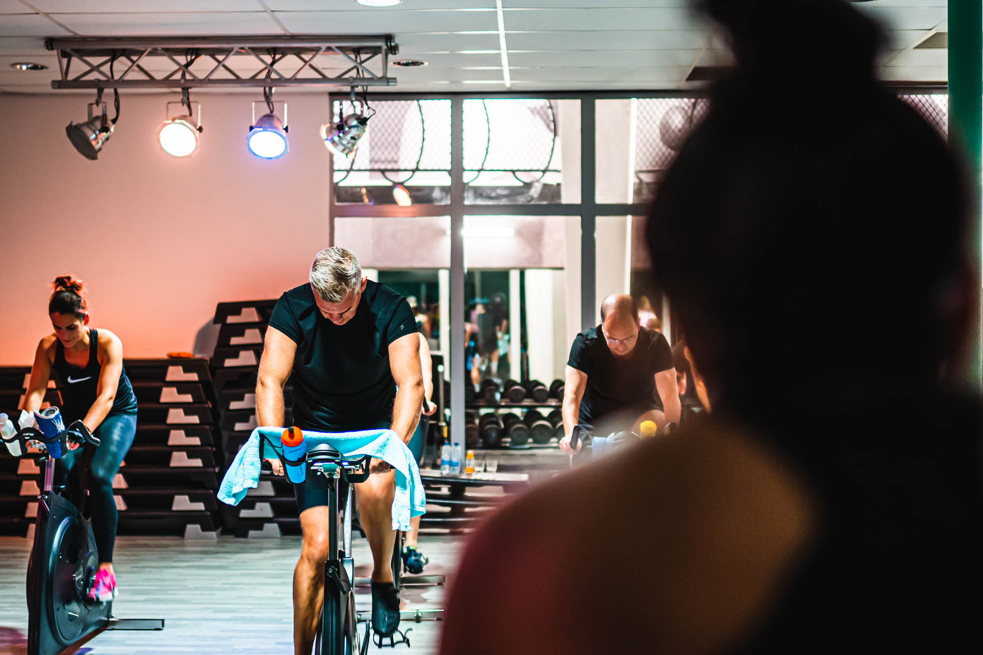 lekker trainen tijdens spinning